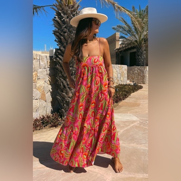 SHOW ME YOUR MUMU Long Weekend Maxi Dress In Paradise Palms - Picture 7 of 10